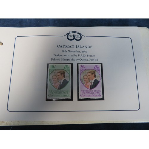 392 - A Royal Wedding stamp album by Stanley Gibbons of Commonwealth stamps marking the Marriage of Prince... 