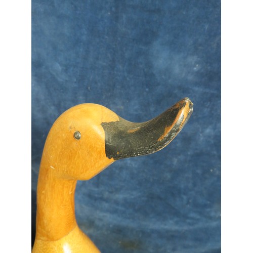 471 - A pair of wooden ducks.