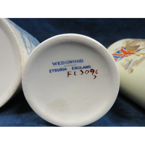 619 - Three pieces of commemorative pottery, two with Wisbech connections being 'The 1902 coronation of Ed... 