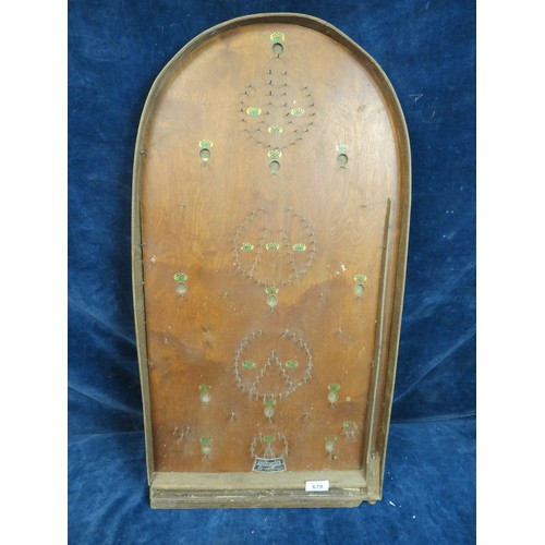 679 - A 'Corinthian' Bagatelle Board.