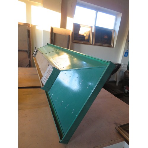 24 - A full size snooker table light shade. 254cm x 69cm