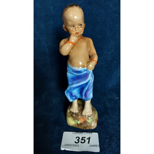 A small Royal Worcester figure depicting 