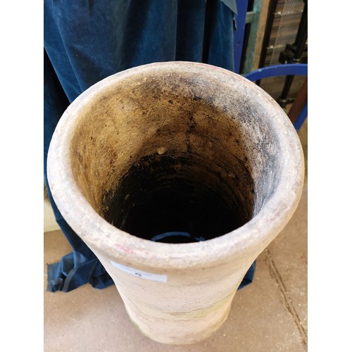 5 - A terracotta tapered chimney pot.