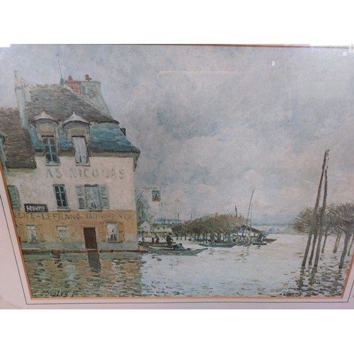 28 - A gilt framed print of 