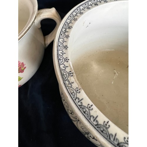 630 - Two vintage chamber pots