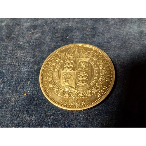 206 - An 1887 Victorian Half Crown.