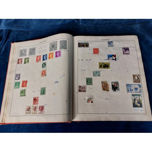 281 - A Triumph stamp album containing various stamps from around the world.