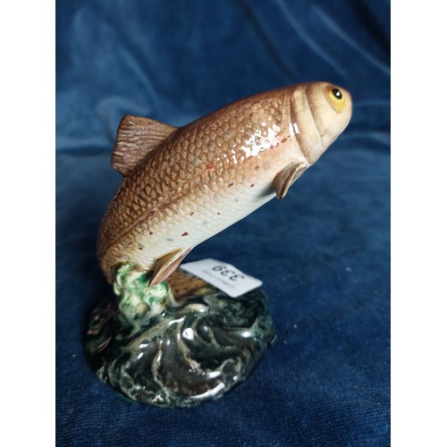 339 - A Beswick figurine of a trout fish, number by Arthur Gredington.