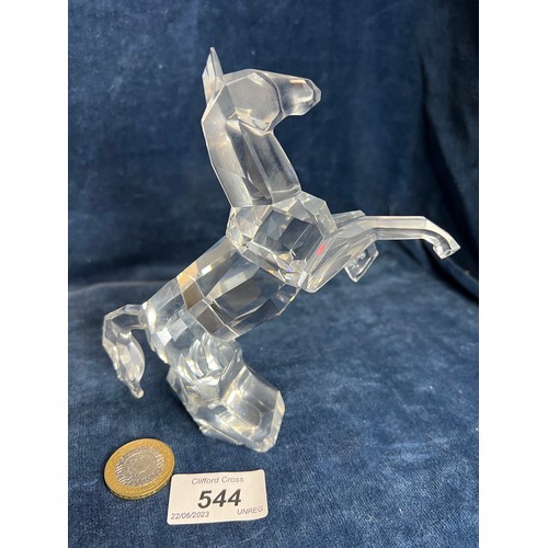 544 - A Swarovski Crystal figure of a Horse.