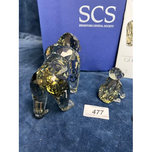 477 - A Swarovski figure of 