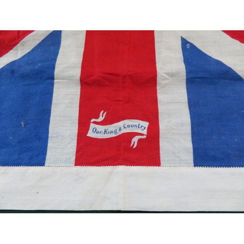 421 - A collection of vintage flags for Great Britain and other countries of various sizes.