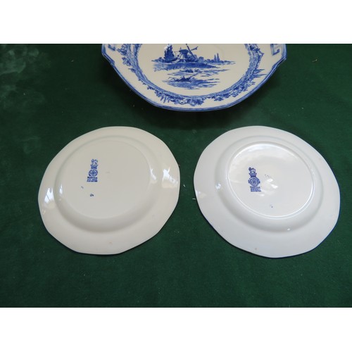 431 - Three pieces of Royal Doulton 'Norfolk' pattern dinnerware being 2 side plates, and bread and butter... 