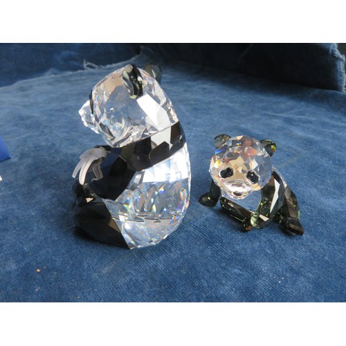 467 - Two Swarovski Crystal figures of 