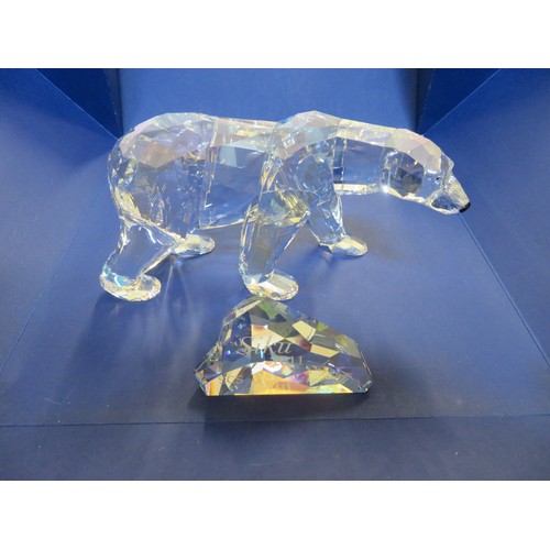 474 - A Swarovski Crystal figure of a 'Siku Polar Bear' with the 