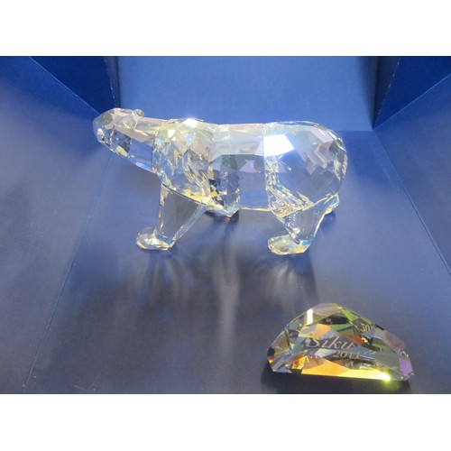 474 - A Swarovski Crystal figure of a 'Siku Polar Bear' with the 