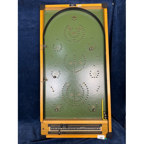 106 - A vintage Bagatelle game made by Kay, London, made in London.