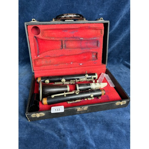 133 - A vintage Selmer Clarinet marked 