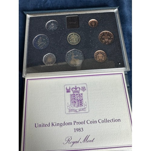 324 - 3 Royal Mint coin sets being 