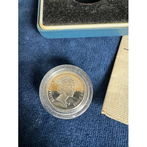 330 - A Royal Mint silver proof £1 coin, 1986, in presentation case