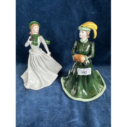 392 - Two Coalport figurines from 