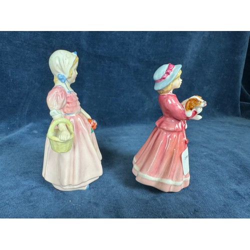 496 - Two small Royal Doulton figurines 