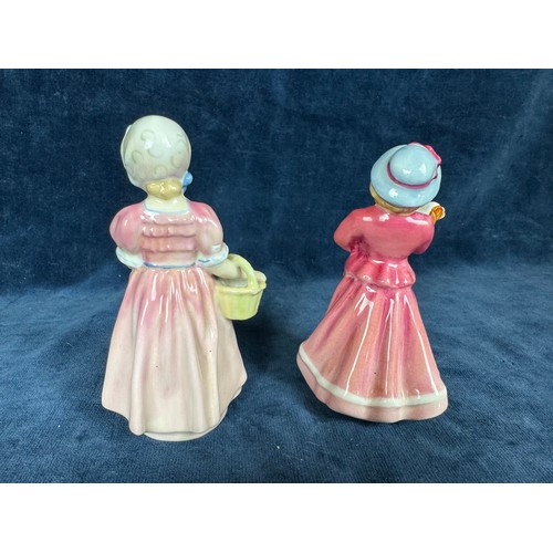 496 - Two small Royal Doulton figurines 