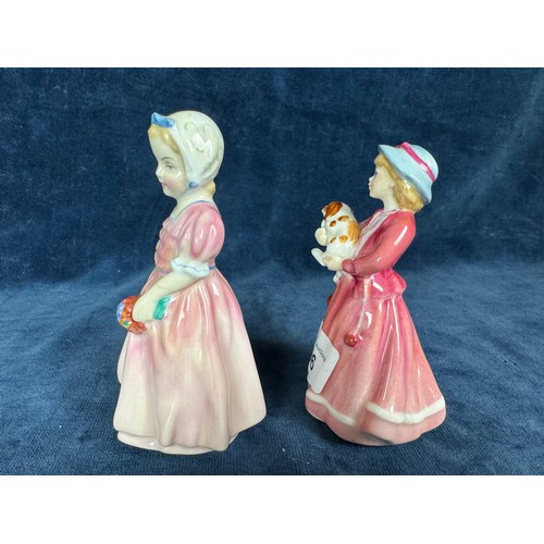 496 - Two small Royal Doulton figurines 