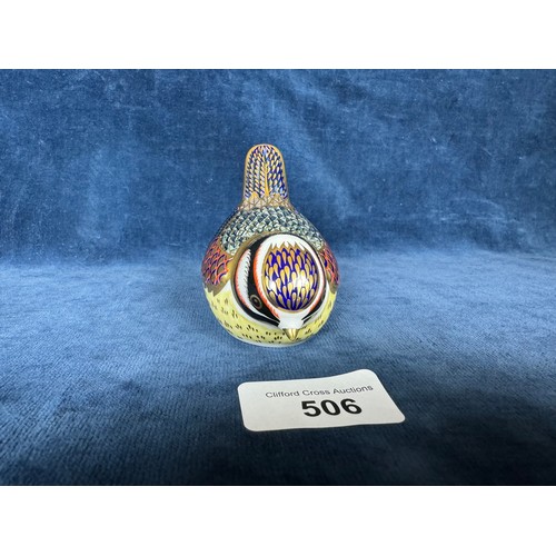 506 - A Royal Crown Derby paperweight of 