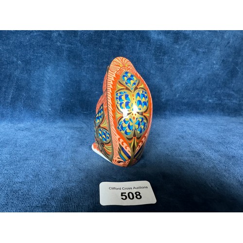 508 - A Royal Crown Derby paperweight of 