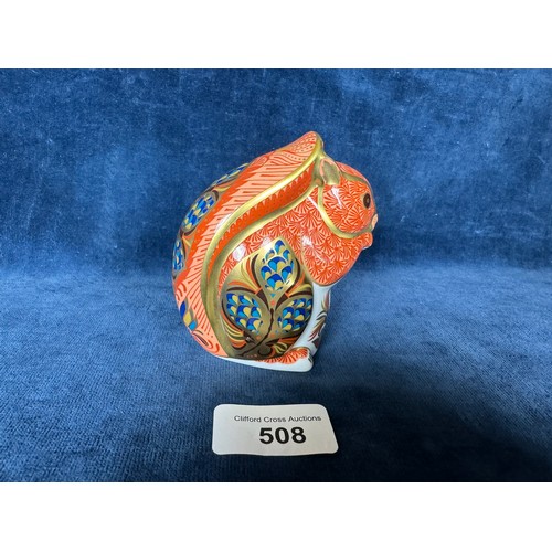 508 - A Royal Crown Derby paperweight of 