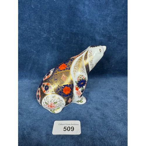 509 - The Royal Crown Derby paperweight of 