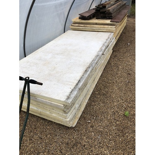 50 - A qty polystyrene insulation panels