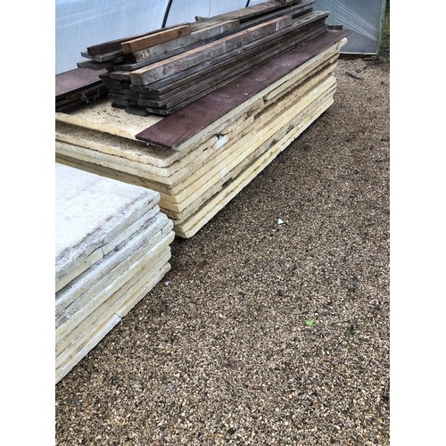 50 - A qty polystyrene insulation panels