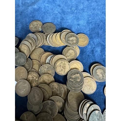 353 - Quantity of 19th and 20th century Copper One Penny coins etc (bag 6)