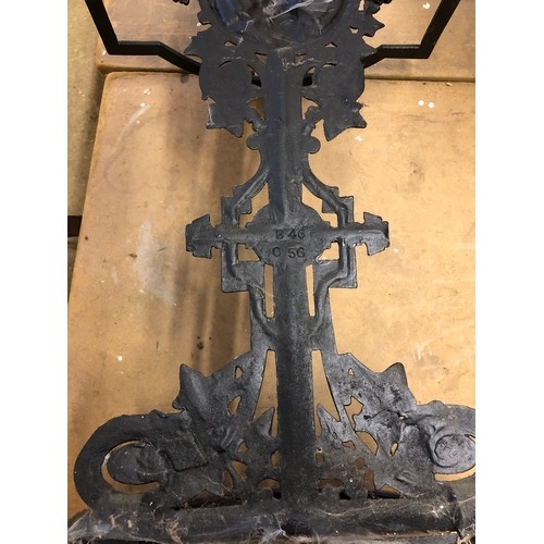 30 - A cast iron walking stick/umbrella stand stamped to rear 