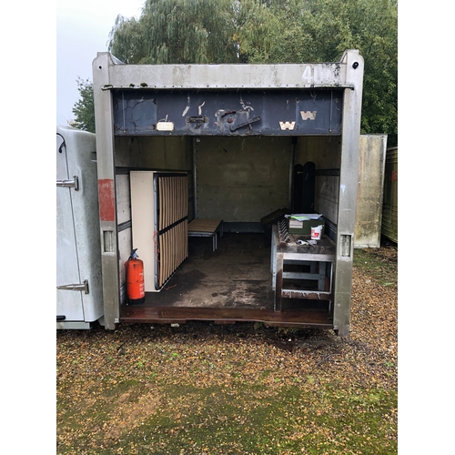 29A - A lorry body with roller shutter door