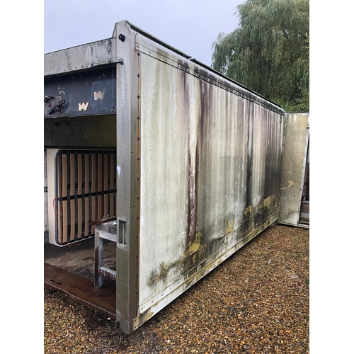 29A - A lorry body with roller shutter door