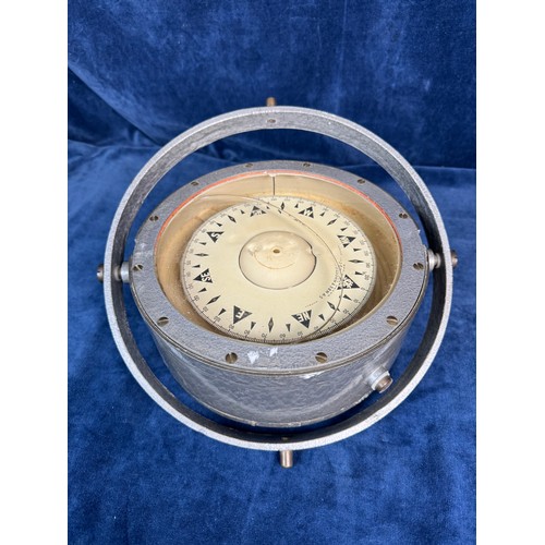 81 - A ships compass by  J.C. Krohn & Sons