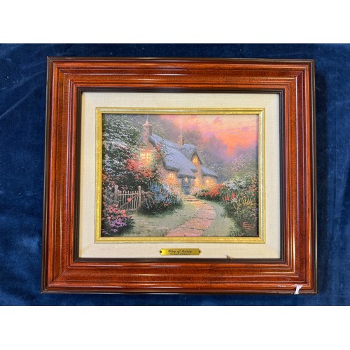 47 - A framed oil on board 