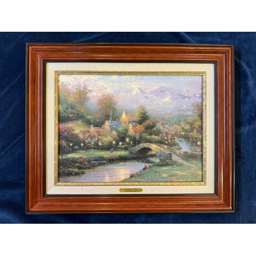 45 - A framed oil on board 