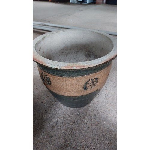 233 - 5 GLAZED POTS