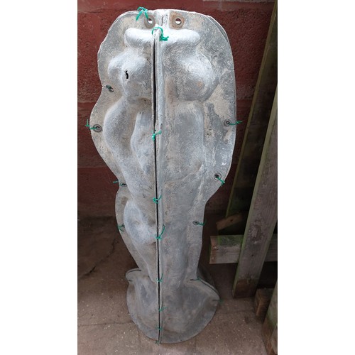 25 - OLD FIBRE GLASS GARDEN FIGURE MOULD