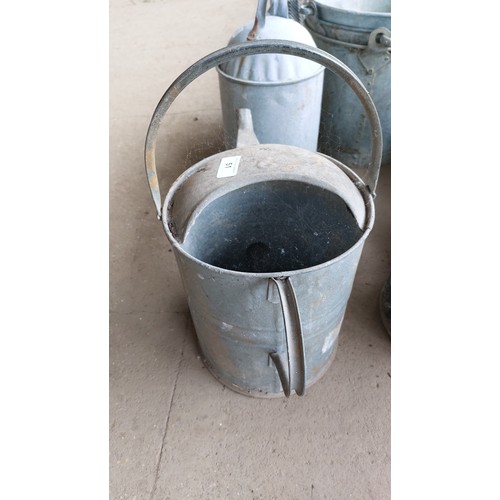 51 - 2 GALLON GALVANISED WATERING CAN