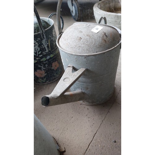 51 - 2 GALLON GALVANISED WATERING CAN