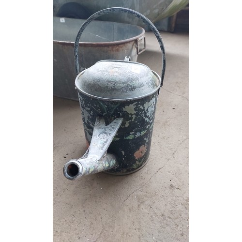 52 - 2 GALLON GALVANISED WATERING CAN