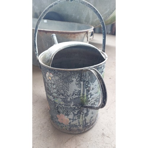 52 - 2 GALLON GALVANISED WATERING CAN