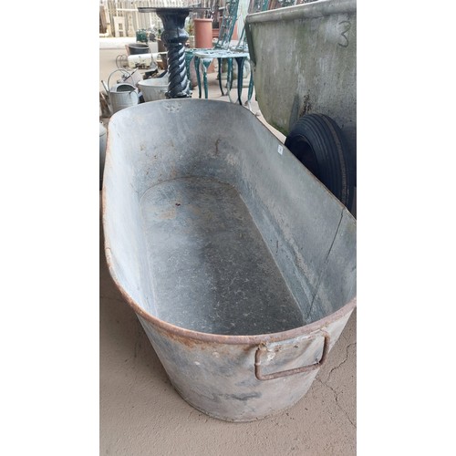 55 - GALVANISED TIN BATH