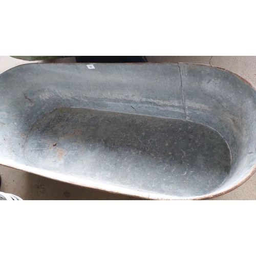 55 - GALVANISED TIN BATH