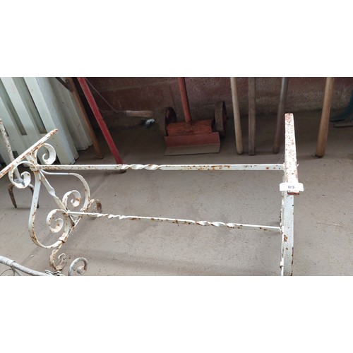 89 - WROUGHT IRON TABLE FRAME