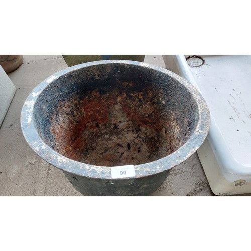 90 - SMALL CAST IRON POT